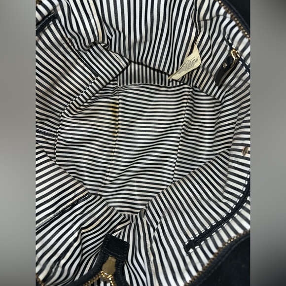 Kate Spade Kingston Drive Vivian Black Leather Tote with Zip Closure - Picture 12 of 13